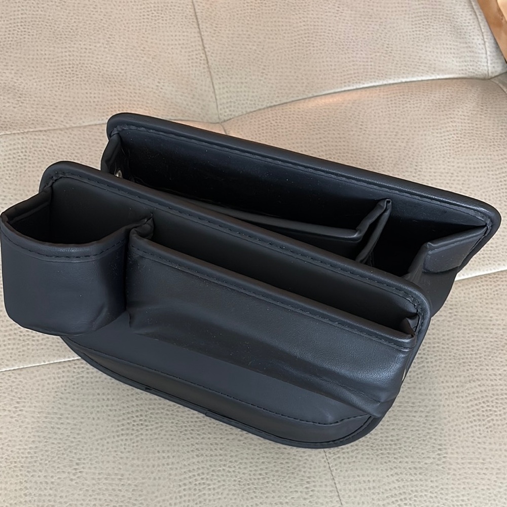 Black Car Seat Gap Organizer